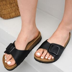 BRAND NEW PROJECT CLOUD 100% GENUINE LEATHER w/ MEMORY FOAM SANDALS